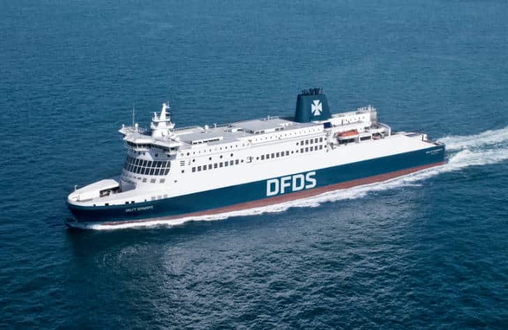 Newhaven to Dieppe Ferry Route